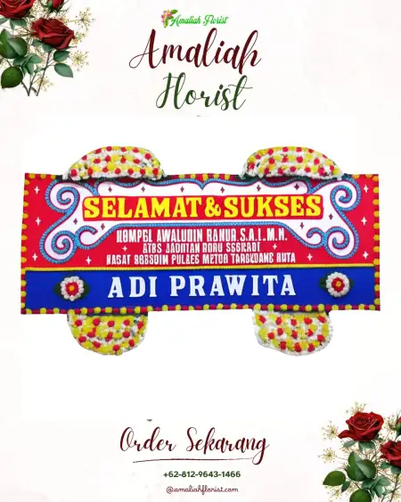 Papan Bunga Ucapan Selamat Pedagung